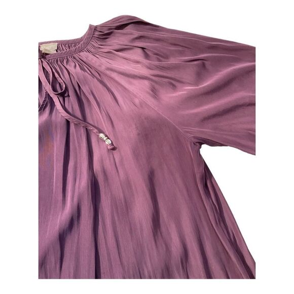 Chicos Women’s Purple Paris Poet long sleeve Blouse Size 3 US/16/18 - Picture 9 of 14
